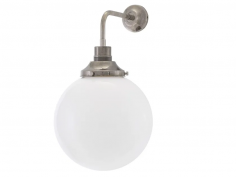 Bamako 250mm clear globe wall light