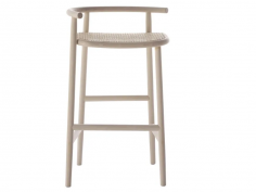 Single curve barstool