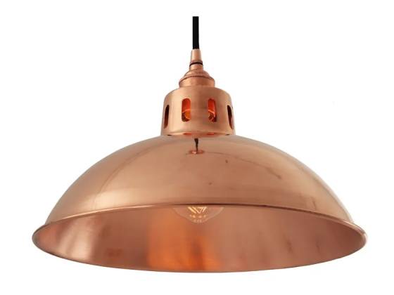 Berlin vintage copper pendant light