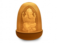 Lord ganesha and goddess lakshmi dome