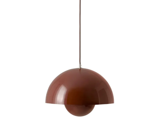 &tradition - flowerpot vp7 red brown