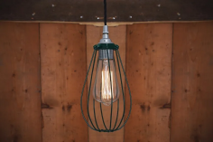 Vox vintage cage pendant light