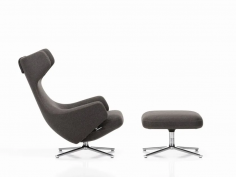 Vitra - grand repos & ottoman nutmeg