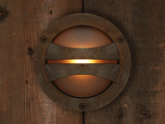 Seri 140mm semi-flush wall light