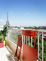 Bistro balcony table