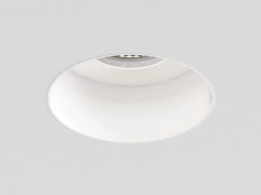 Trimless round fixed fire-rated ip65