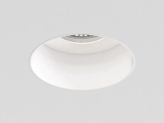 Trimless round fixed fire-rated ip65