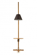 Floor lamp table