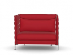 Alcove love seat lowback lounge