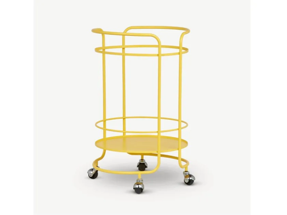 Round food trolley