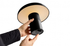 Hay - pao portable lamp soft black