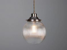 Stanley 200mm holophane globe pendant