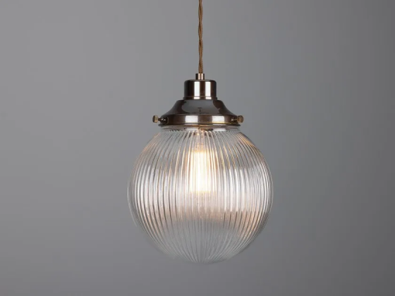 Stanley 200mm holophane globe pendant