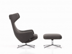 Vitra - grand repos & ottoman nutmeg