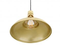 Geneva industrial brass pendant