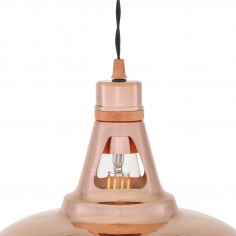 Minsk industrial copper pendant