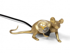 Mouse lamp gold - lop