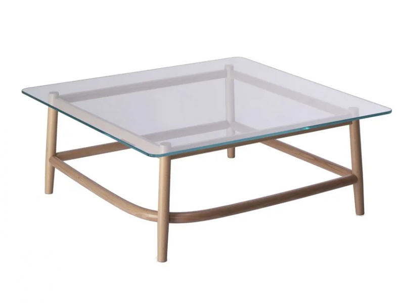 Single curve low table