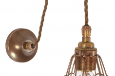 Apoch pulley cage wall light