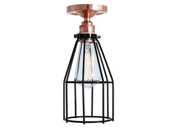 Lima flush cage light