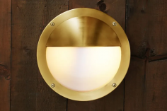 Begawan 270mm semi-flush wall light