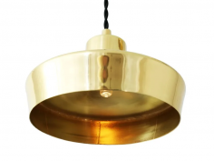 Splendor brass pendant light