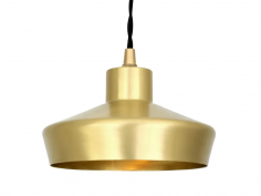 Splendor brass pendant light