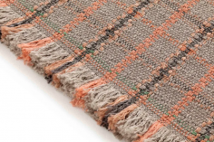 Garden layers tartan. terracotta