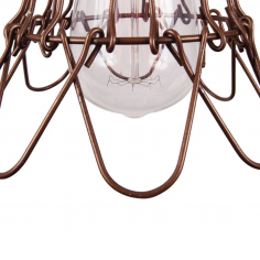 Rigo double arm cage wall light