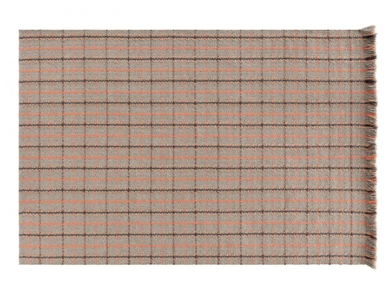 Garden layers tartan. terracotta