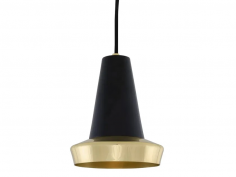 Malabo polished brass pendant