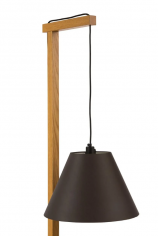 Woodman - floor lamp table