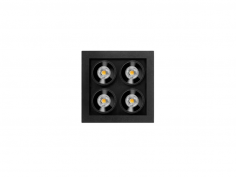 Black foster micro recessed 2x2