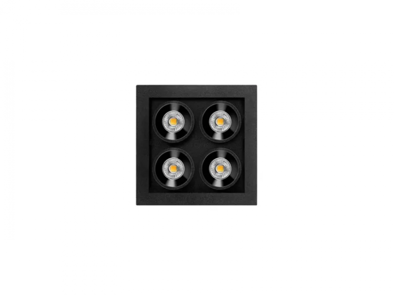 Black foster micro recessed 2x2