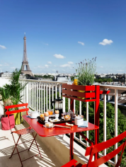 Bistro balcony table