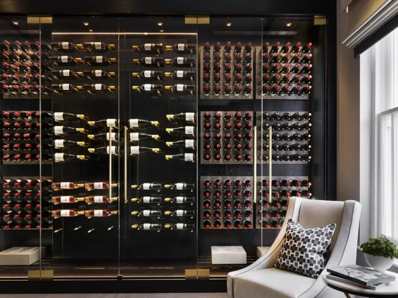 Custom design wine rooms