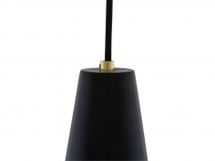 Malabo polished brass pendant