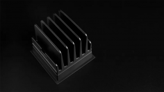 Black foster micro recessed 3x3