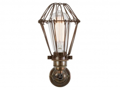 Cotonou industrial cage wall light