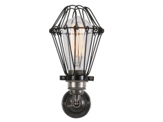 Cotonou industrial cage wall light