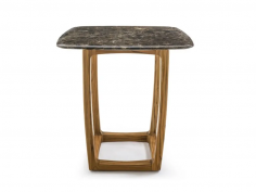 Bungalow bar table marble