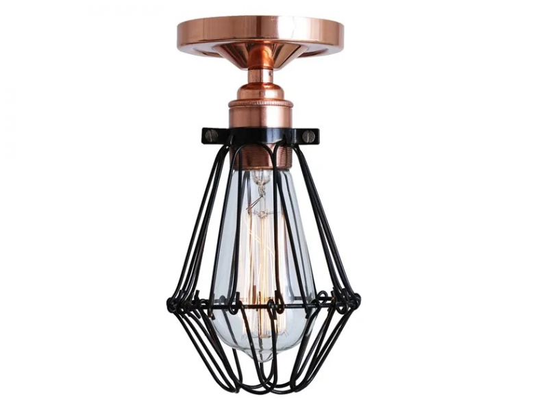 Juba flush cage light