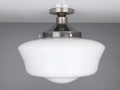 Schoolhouse ceiling light fitting