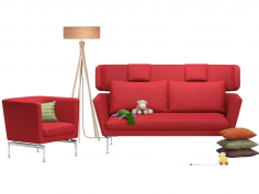 Suita sofa 2-seater headrest