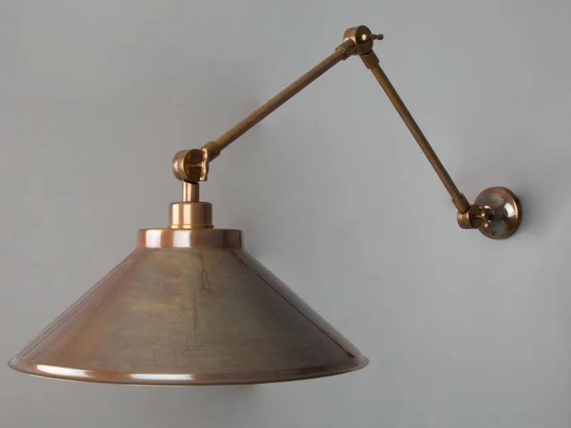 Rio adjustable industrial wall light