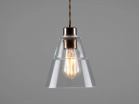 Lyx clear glass pendant light