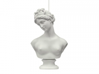 Goddess statue lamp