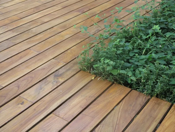 Teak decking