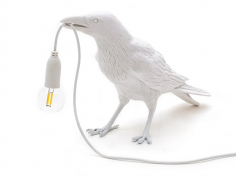 Bird lamp waiting