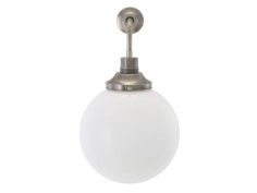 Bamako 250mm clear globe wall light